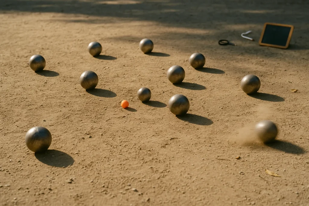 Comment jouer à la pétanque à 3