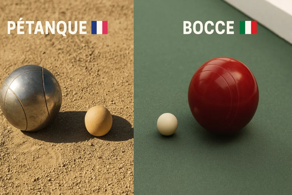 Pétanque vs Bocce