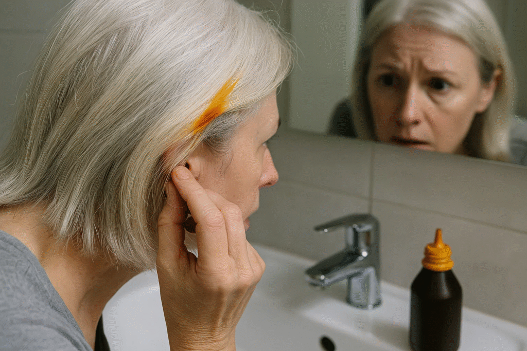 Quels sont les effets de la bétadine sur cheveux colorés et blancs ?