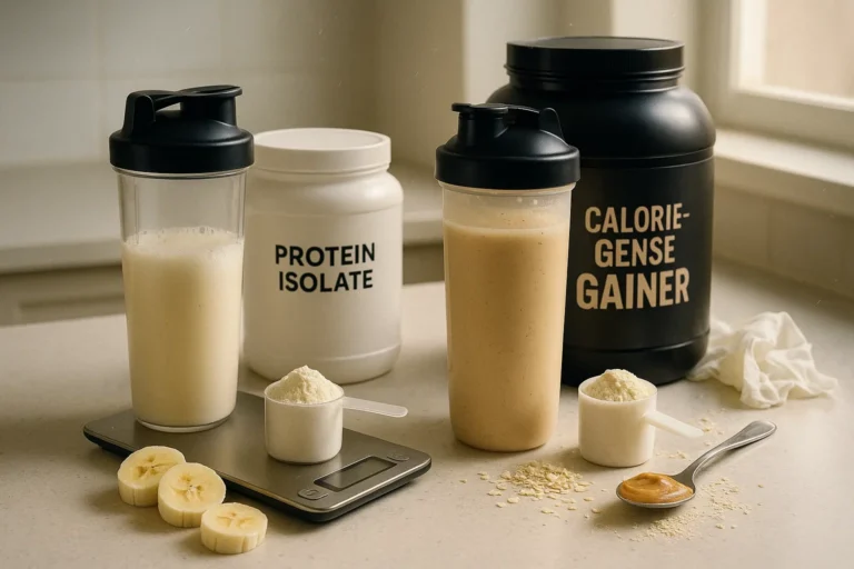 Whey ou Gainer